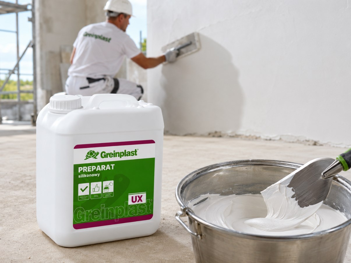 Greinplast UX 10 kg do farb i tynków silikonowych